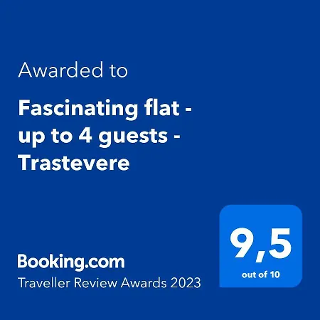 Fascinating Flat - Up To 4 Guests - Trastevere Appartement