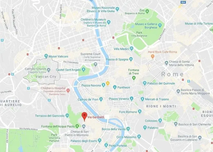 Fascinating Flat - Up To 4 Guests - Trastevere Řím